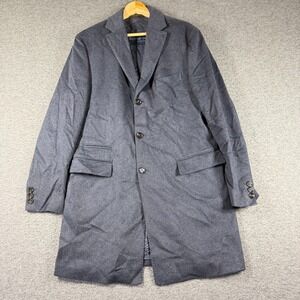 Schneider Salzburg Colombo Pure Cashmere Coat Mens US 42 Gray
